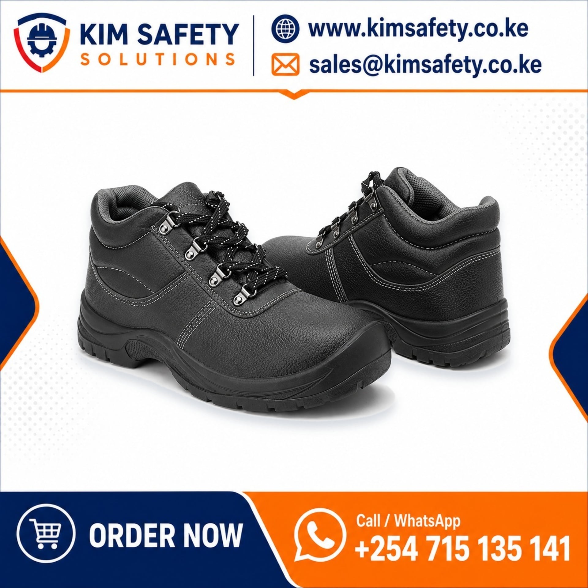 GripTech Steel-Toe Work Boots — KimSafety