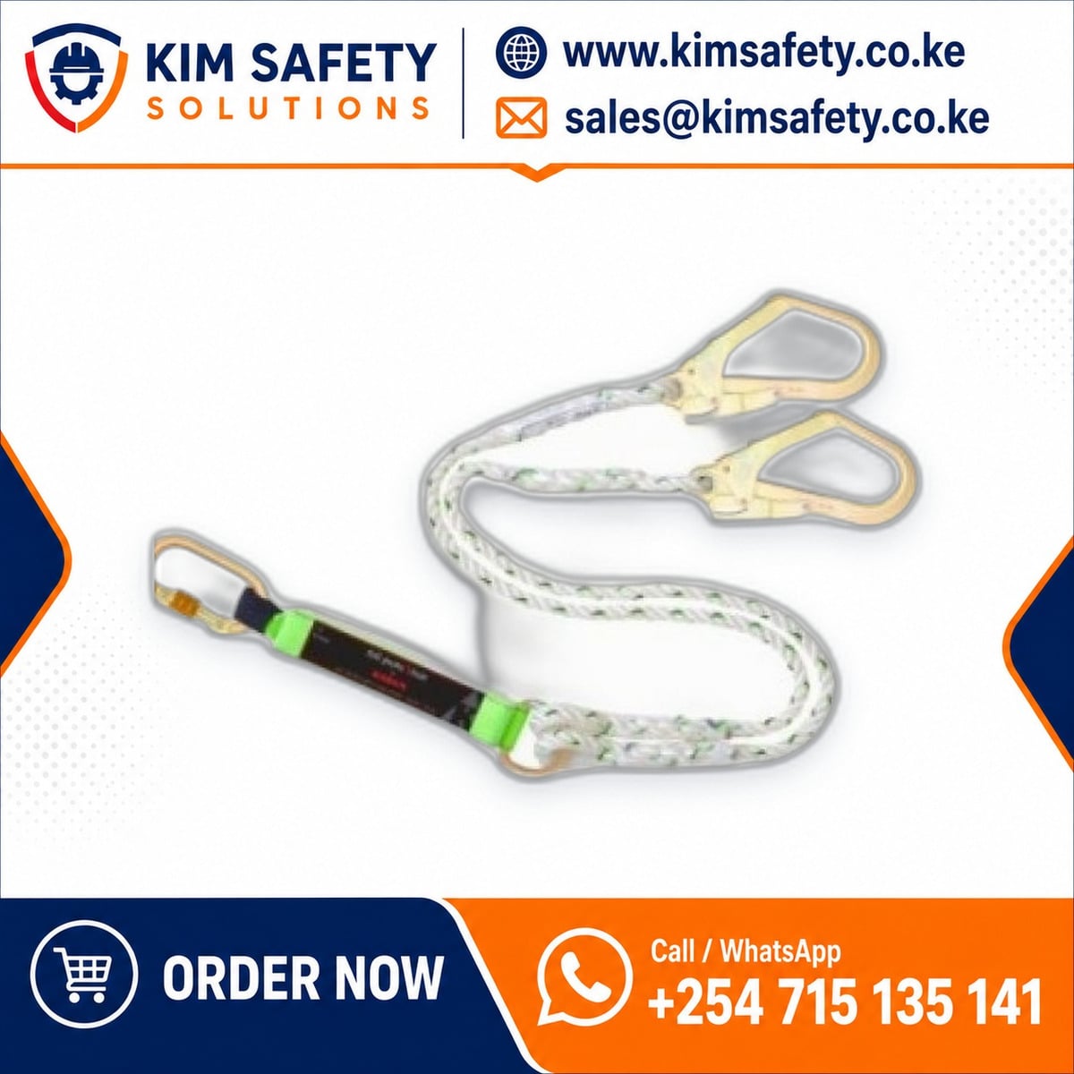 Full Body Harness Double Hook with Shock Absorber — KimSafety