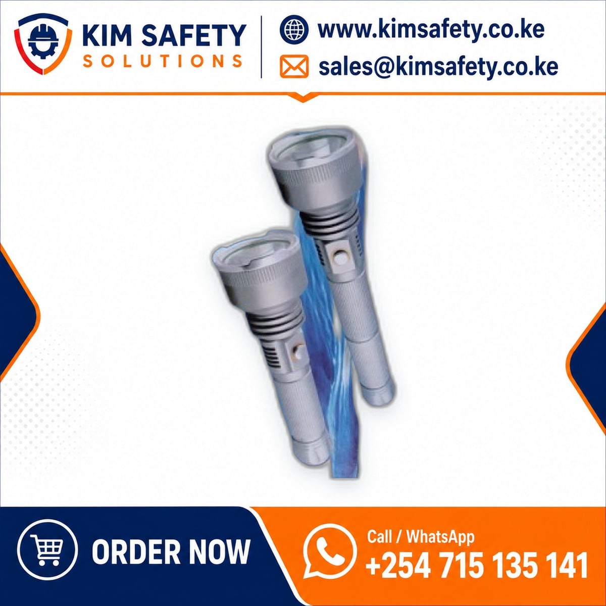 LED Strong Light Flashlight — KimSafety