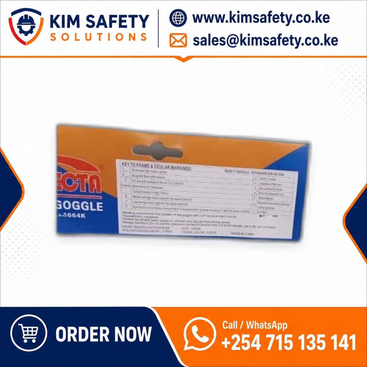 SafEyes Chemical Splash Goggles — KimSafety
